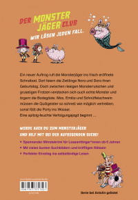 Zusatzmaterial 9783737374323 U4 von Der Monsterjäger-Club – Gruselgeburtstag im Schreibad: Mit Krimirätseln zum Mitraten von THiLO, Alexander von Knorre