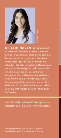 Zusatzmaterial KL 978 3 7587 0063 7 hinten von Break Even von Kristin Haven