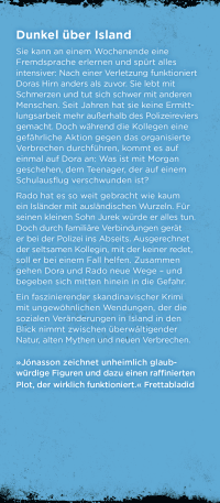 Zusatzmaterial KL 978 3 651 00134 3 vorne von Schmerz : Ein Fall für Dora und Rado von Jón Atli Jónasson