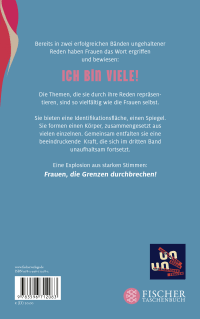 Zusatzmaterial 9783596712083 U4 von Ich bin VIELE!: Neue ungehaltene Reden ungehaltener Frauen