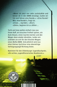Zusatzmaterial 9783733508517 U4 von Joyride Ost: Ein Roadmovie-Roman von Thorsten Nesch