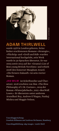 Zusatzmaterial KL 978 3 10 397532 1 hinten von Die fernere Zukunft: Roman von Adam Thirlwell