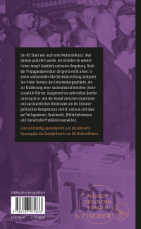 Zusatzmaterial 9783103975833 U4 von Literaturpolitik im NS-Staat: Von der »Gleichschaltung« bis zum Ruin von Jan-Pieter Barbian