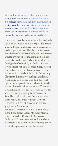 Zusatzmaterial KL 978 3 10 397661 8 vorne von Egal wohin, Baby: Mikroromane von Christoph Ransmayr