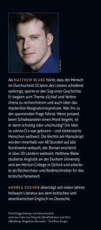 Zusatzmaterial KL 978 3 651 00126 8 hinten von Anna O.: Thriller von Matthew Blake