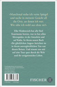 Zusatzmaterial 9783596708765 U4 von Ihr glücklichen Augen: Kurze Geschichten zu weiten Reisen von Elke Heidenreich