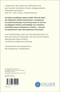 Zusatzmaterial 9783596712250 U4 von Migration: 22 populäre Mythen und was wirklich hinter ihnen steckt von Hein de Haas