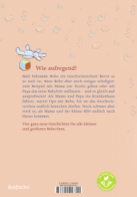 Zusatzmaterial 9783757100667 U4 von Bobo Siebenschläfer bekommt ein Geschwisterchen von Markus Osterwalder, Dorothée Böhlke
