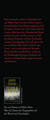Zusatzmaterial KL 978 3 10 397119 4 vorne von Die Erpressung: Roman von Javier Cercas