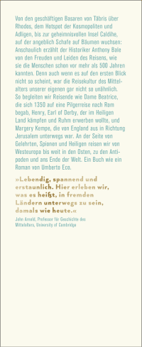 Zusatzmaterial KL 978 3 10 397144 6 vorne von Reisen im Mittelalter: Unterwegs mit Pilgern, Rittern, Abenteurern von Anthony Bale