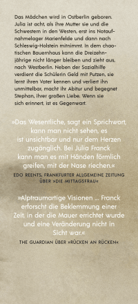 Zusatzmaterial KL 978 3 10 002438 1 vorne von Welten auseinander von Julia Franck