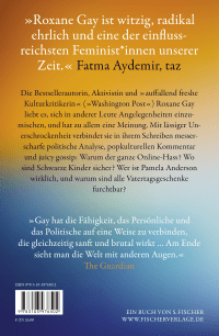 Zusatzmaterial 9783103976502 U4 von Ungefragter Rat in einer angespannten Gegenwart von Roxane Gay