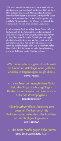 Zusatzmaterial KL 978 3 10 397115 6 vorne von Mehr Rationalität: Eine Anleitung zum besseren Gebrauch des Verstandes von Steven Pinker