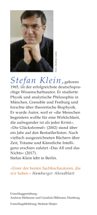Zusatzmaterial KL 978 3 10 002492 3 hinten von How We Change the World: Eine kurze Geschichte des menschlichen Geistes von Stefan Klein, Stefanie Harjes