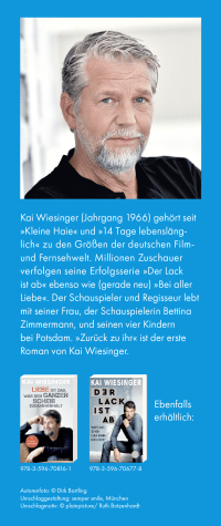 Zusatzmaterial KL 978 3 651 02517 2 hinten von Zurück zu ihr von Kai Wiesinger
