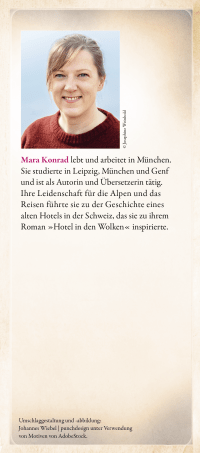 Zusatzmaterial KL 978 3 8105 3092 9 hinten von Hotel in den Wolken: Roman von Mara Konrad