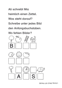Duden Leseprofi – Mal- und Lernspaß für Erstleser. Endlich Schule! Zusatzmaterial