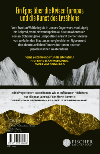 Zusatzmaterial 9783596031603 U4 von Die Projektoren: Roman von Clemens Meyer