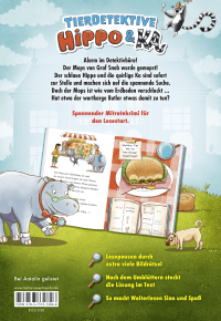 Zusatzmaterial 9783737372848 U4 von Tierdetektive Hippo & Ka – Wer hat den Mops gemopst? : Löse die Bildrätsel auf jeder Seite von THiLO, Caroline Opheys