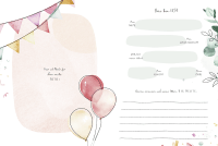 Zusatzmaterial PA 978 3 8105 3084 4 innen 001 von Wir feiern, dass es dich gibt!: Dein Geburtstage-Buch von Baby, Kind & Meer, Marisa Hart