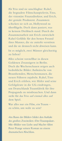 Zusatzmaterial KL 978 3 596 70635 8 vorne von Der Traumpalast: Bilder von Liebe und Macht von Peter Prange