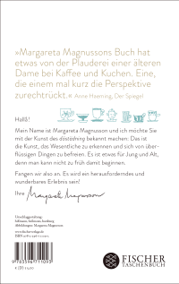 Zusatzmaterial 9783596711093 U4 von Frau Magnussons Kunst, die letzten Dinge des Lebens zu ordnen von Margareta Magnusson