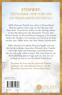 Zusatzmaterial 9783596712656 U4 von Melodie der neuen Welt - Auftakt in New York: Roman von Susanne Popp