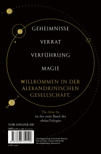 Zusatzmaterial 9783596712120 U4 von The Atlas Six: Wissen ist tödlich von Olivie Blake