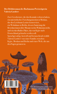 Zusatzmaterial 9783103976342 U4 von Die Zikade entschlüpft ihrer goldglänzenden Hülle: Roman von Valeria Gordeev