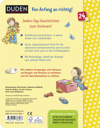Zusatzmaterial 9783737336567 U4 von Duden 24+: Unsere schönste Geschichtenzeit. Kuschel, Schauen, Vorlesen!: Mit Vorlese-Tipps für Eltern von Luise Holthausen, Elke Broska, Katharina Bußhoff, Kerstin Schoene, Stefanie Klaßen