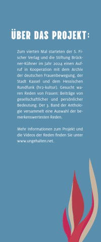 Zusatzmaterial KL 978 3 596 71208 3 vorne von Ich bin VIELE!: Neue ungehaltene Reden ungehaltener Frauen