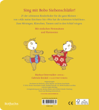 Zusatzmaterial 9783757100285 U4 von Bobo Siebenschläfers schönste Kinderlieder von Markus Osterwalder, Gabriele Kreidel