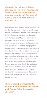 Zusatzmaterial KL 978 3 10 397494 2 vorne von Die Botschaft der Riesenkalmare von Fabio Genovesi