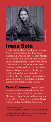 Zusatzmaterial KL 978 3 10 397603 8 hinten von Ich gab dir Augen, und du blicktest in die Finsternis: Roman von Irene Solà
