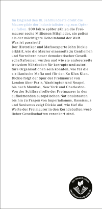 Zusatzmaterial KL 978 3 596 70136 0 vorne von Die Freimaurer – Der mächtigste Geheimbund der Welt von John Dickie