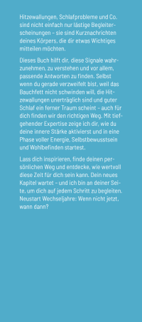 Zusatzmaterial KL 978 3 7587 0026 2 vorne von Wenn nicht jetzt, wann dann?: Neustart Wechseljahre: Fit, cool und voller Energie von Mimi Lawrence