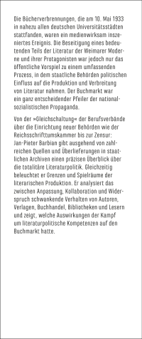 Zusatzmaterial KL 978 3 10 397583 3 vorne von Literaturpolitik im NS-Staat: Von der »Gleichschaltung« bis zum Ruin von Jan-Pieter Barbian