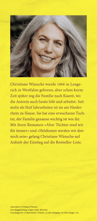 Zusatzmaterial KL 978 3 8105 3093 6 hinten von Schwestern in einem anderen Leben: Roman von Christiane Wünsche