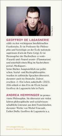 Zusatzmaterial KL 978 3 10 397586 4 hinten von Kafka misstrauen von Geoffroy de Lagasnerie
