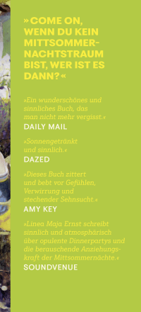 Zusatzmaterial KL 978 3 10 397750 9 vorne von Fast Abend, immer noch hell: Roman von Linea Maja Ernst