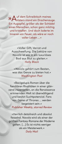 Zusatzmaterial KL 978 3 596 71089 8 vorne von Navola: Das Erwachen des Drachen von Paolo Bacigalupi