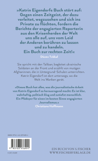 Zusatzmaterial 9783103976991 U4 von Erzählen, was ist: Berichten am Limit in einer Zeit der Kriege von Katrin Eigendorf