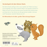 Zusatzmaterial 9783737374989 U4 von Komm und such mich! sagt der kleine Dachs: Mit großen Überraschungsklappen von Constanze von Kitzing