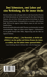 Zusatzmaterial 9783103976434 U4 von Schwestern: Roman von Thomas von Steinaecker