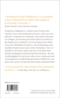 Zusatzmaterial 9783103975703 U4 von Brennende Felder: Roman von Reinhard Kaiser-Mühlecker