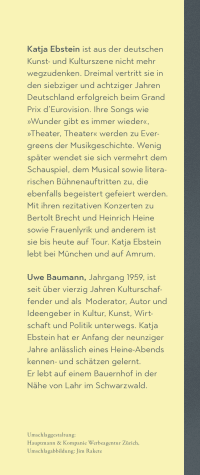 Zusatzmaterial KL 978 3 8105 0058 8 hinten von Das ganze Leben ist Begegnung von Katja Ebstein