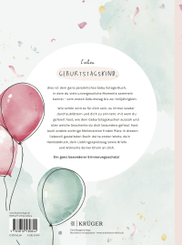 Zusatzmaterial 9783810530844 U4 von Wir feiern, dass es dich gibt!: Dein Geburtstage-Buch von Baby, Kind & Meer, Marisa Hart
