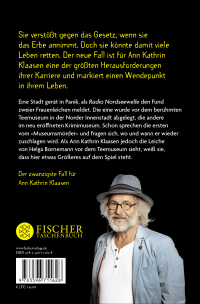 Zusatzmaterial 9783596711628 U4 von Ostfriesenerbe: Ein Fall für Ann Kathrin Klaasen von Klaus-Peter Wolf