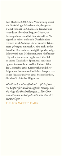 Zusatzmaterial KL 978 3 10 397711 0 vorne von Lazarus Man: Roman von Richard Price