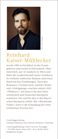 Zusatzmaterial KL 978 3 10 397570 3 hinten von Brennende Felder: Roman von Reinhard Kaiser-Mühlecker